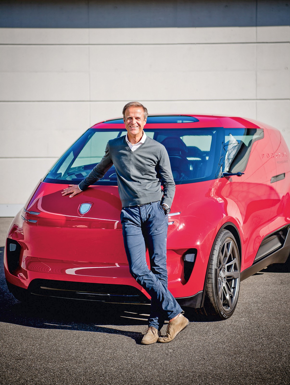 Michael Maurer i Porsche Vision Renndienst