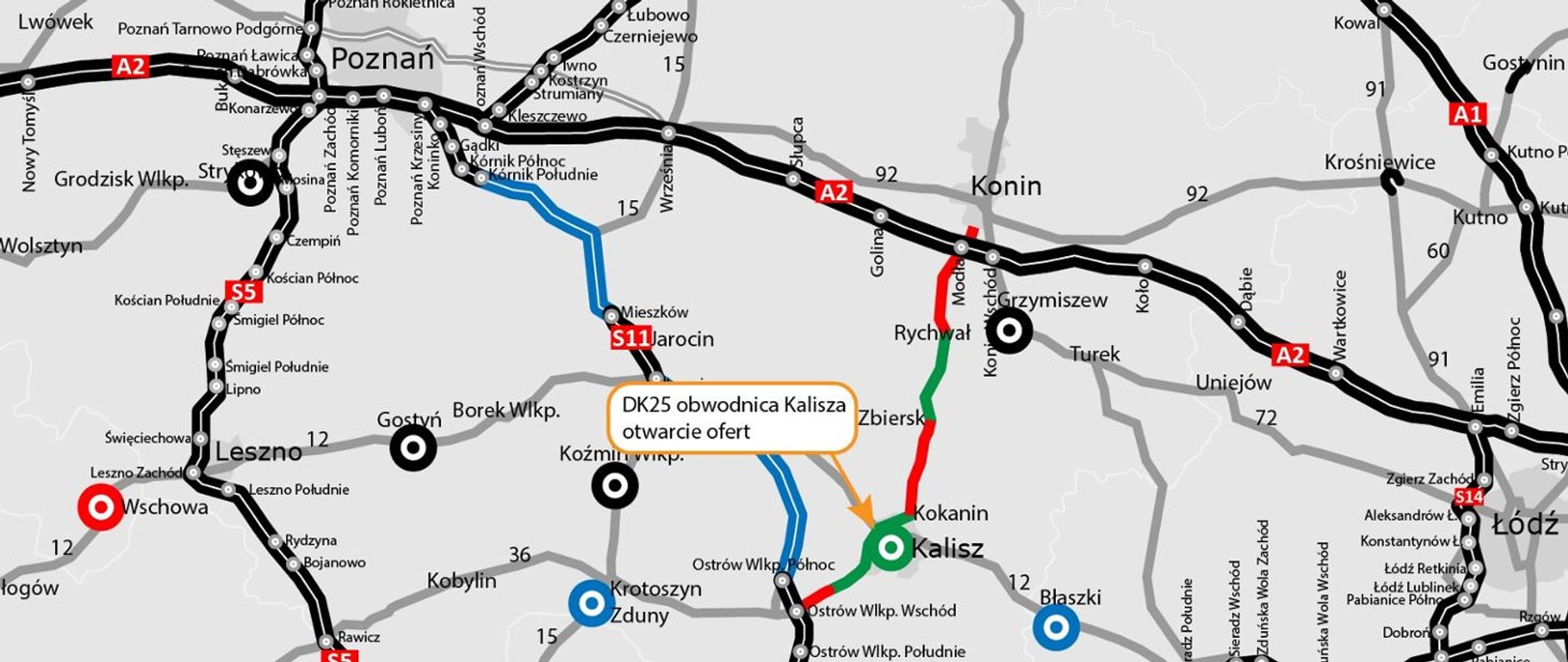 Obwodnica Kalisza w ciągu DK25