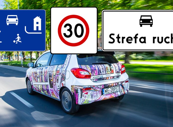 Wjazd do strefy i... kierowca się gubi. Tłumaczymy