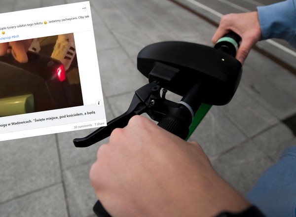 Dym i pisk pod kościołem w Wadowicach. "Święte miejsce, a będą ślady"
