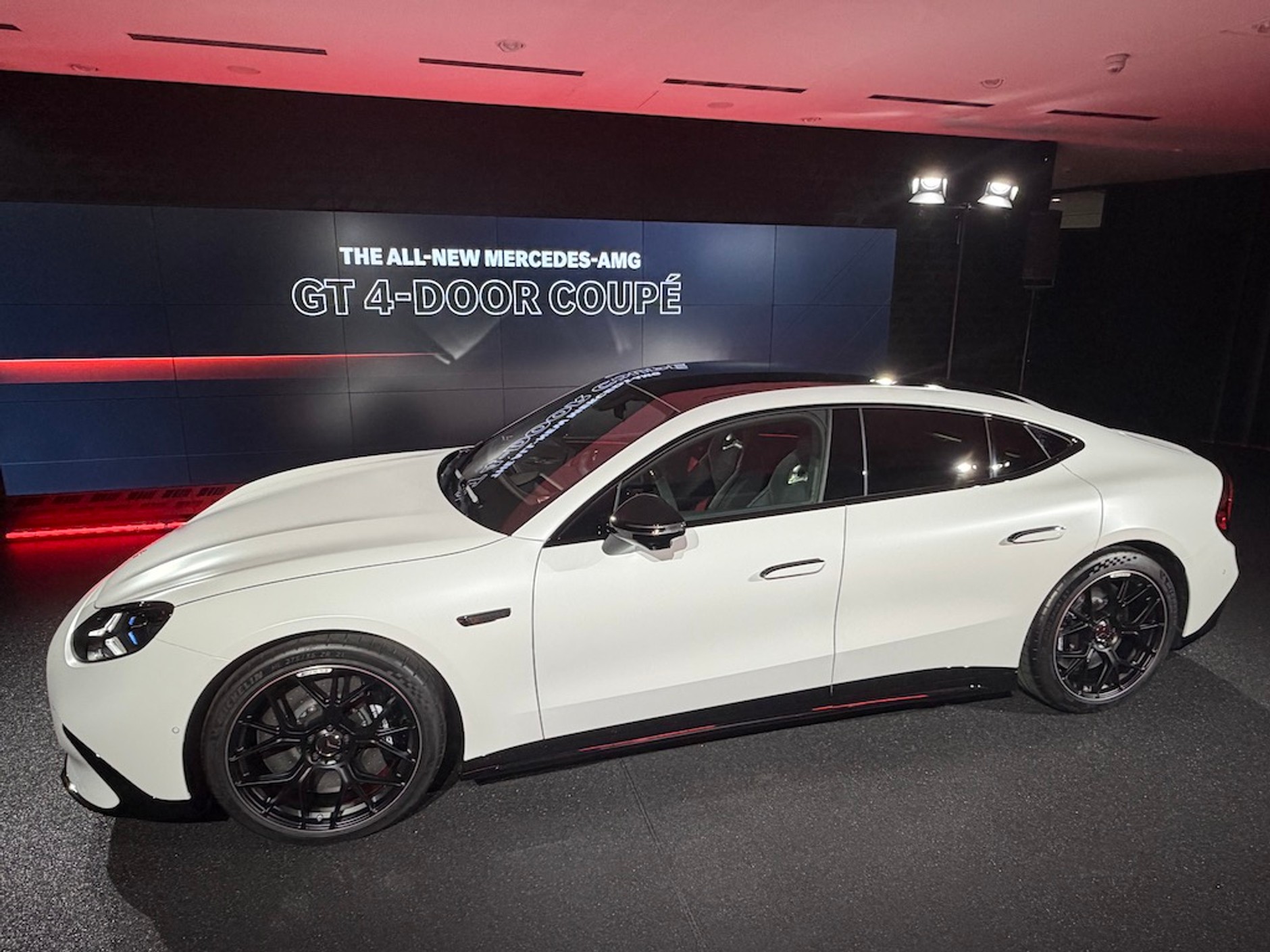 Nowy elektryczny Mercedes AMG GT 4-Door Coupe