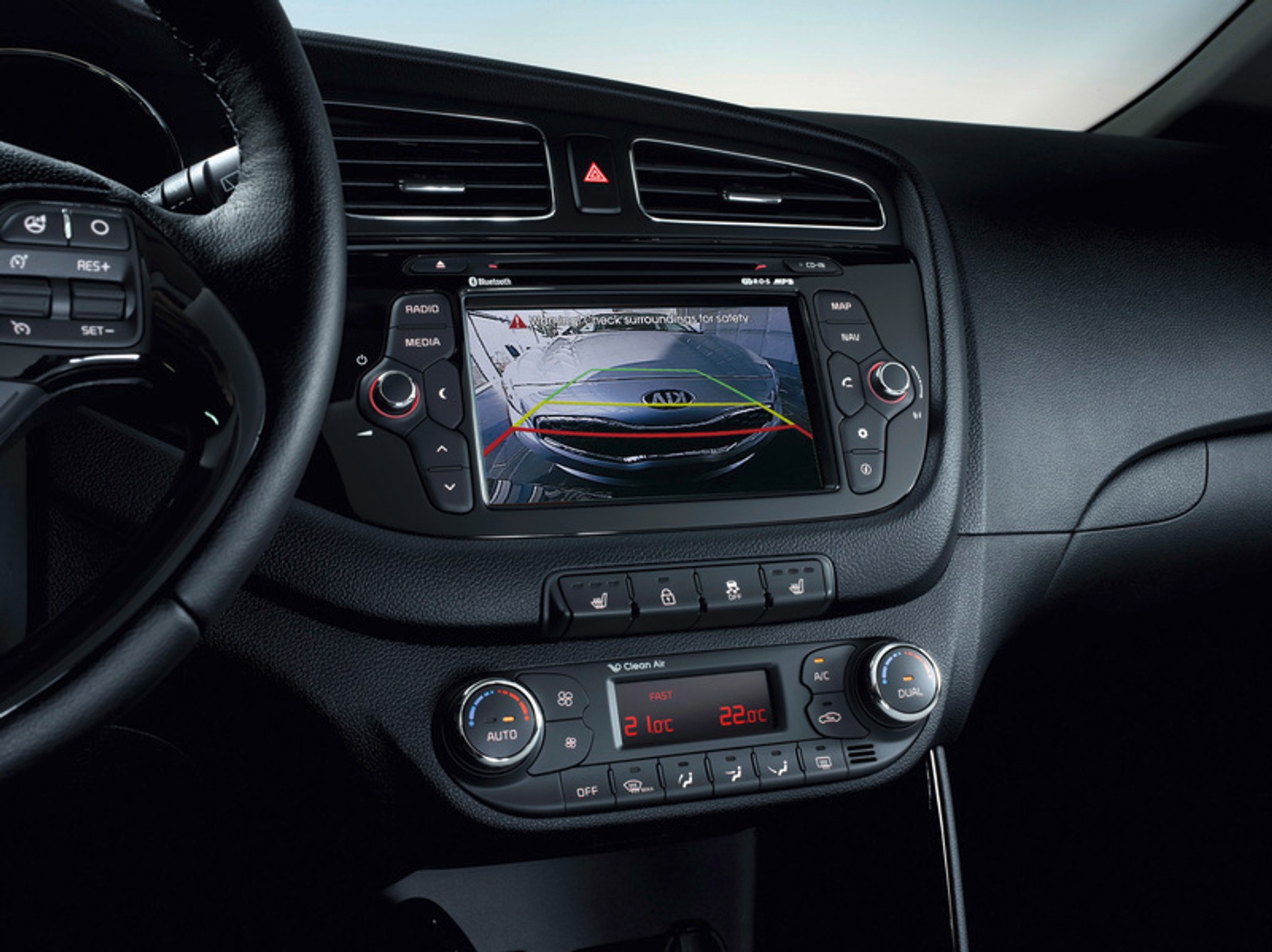 Wnętrze nowej Kia ceed kombi