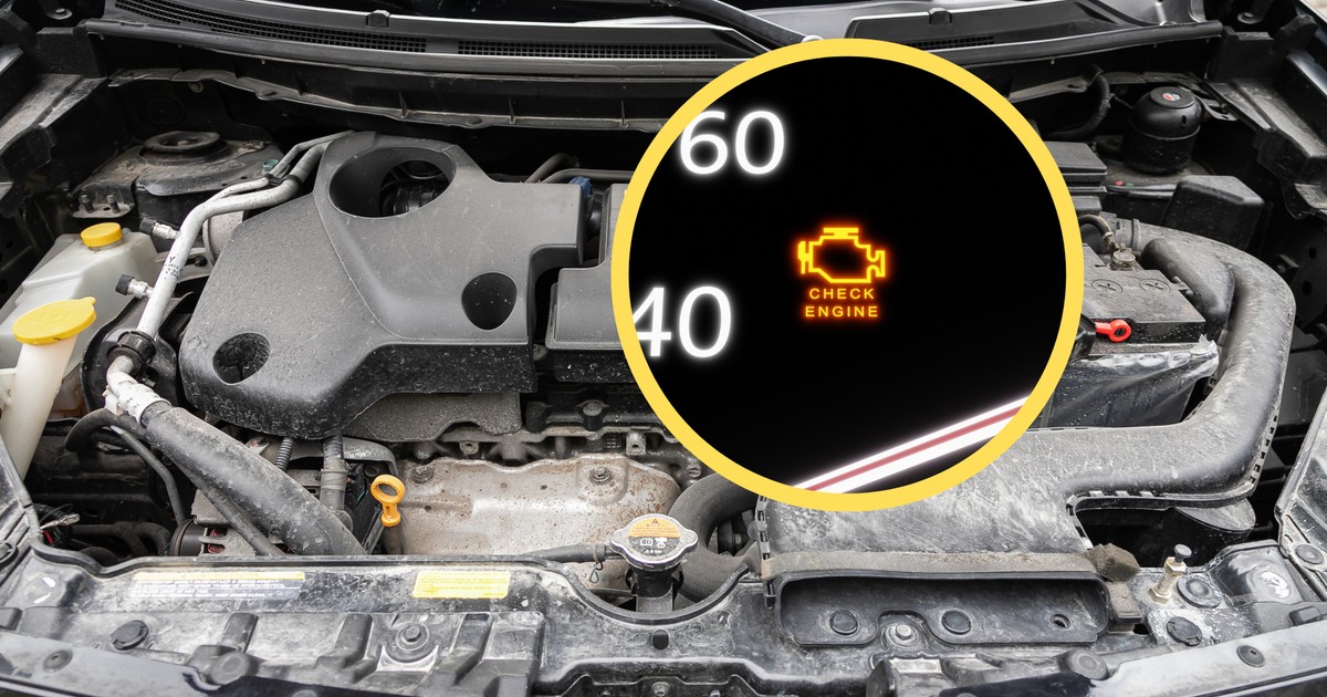 Paląca się kontrolka "check engine" może być sygnałem świadczącym o problemach z przepustnicą