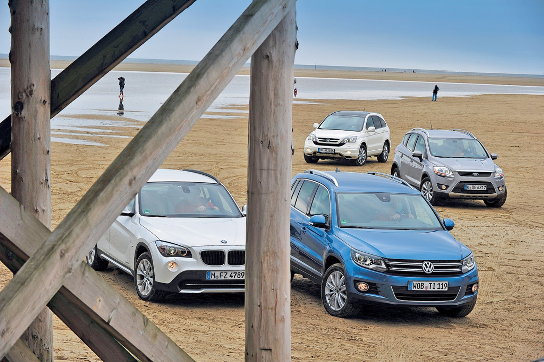 VW Tiguan kontra BMW X1, Ford Kuga i Honda CR-V: duża moc to nie wszystko