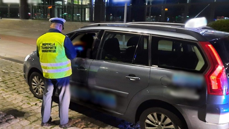 Taksówka kontrolowana przez ITD