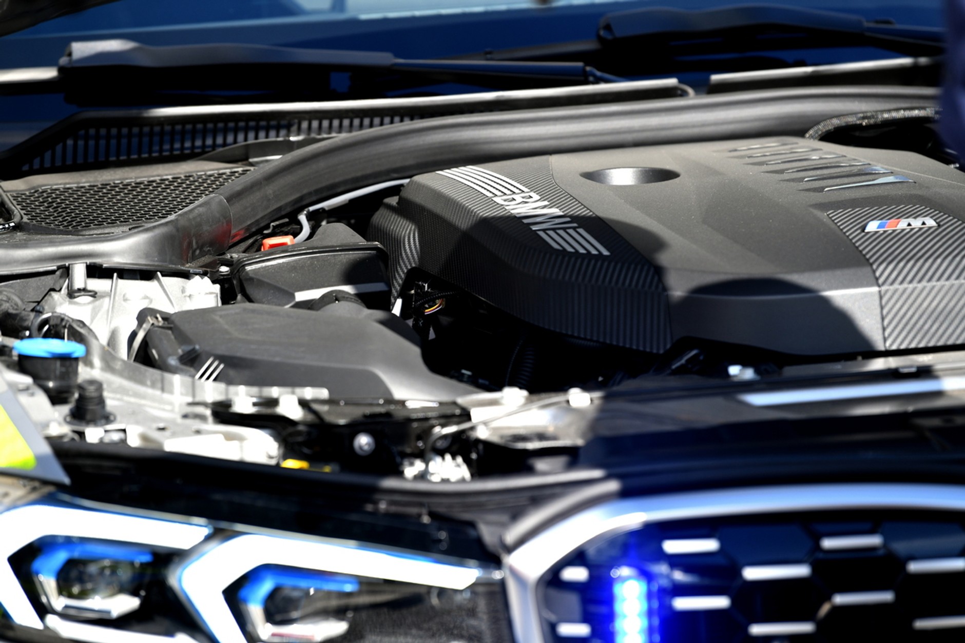 Policyjne BMW M340i radiowóz