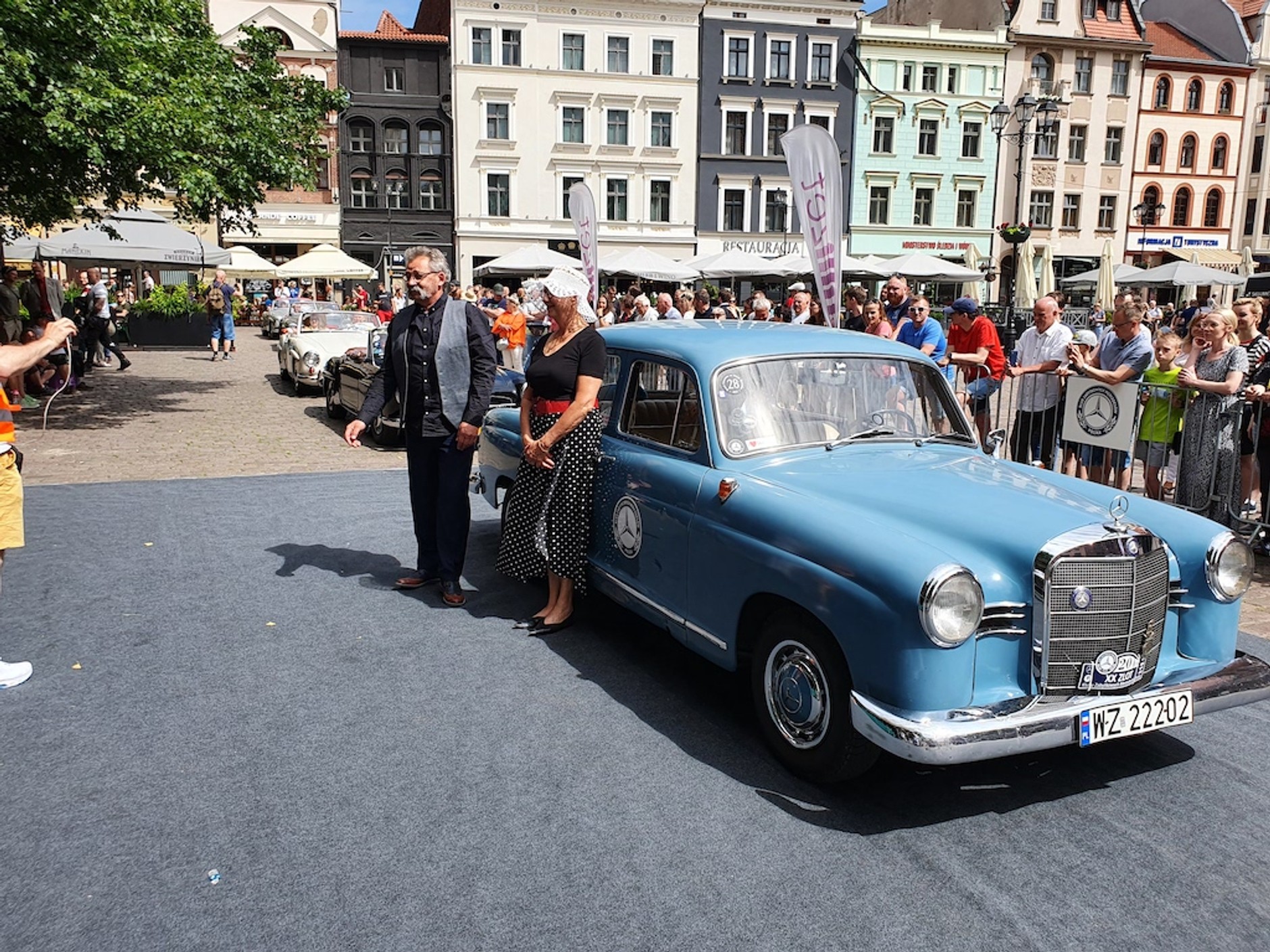 Zlot Mercedesów w Toruniu