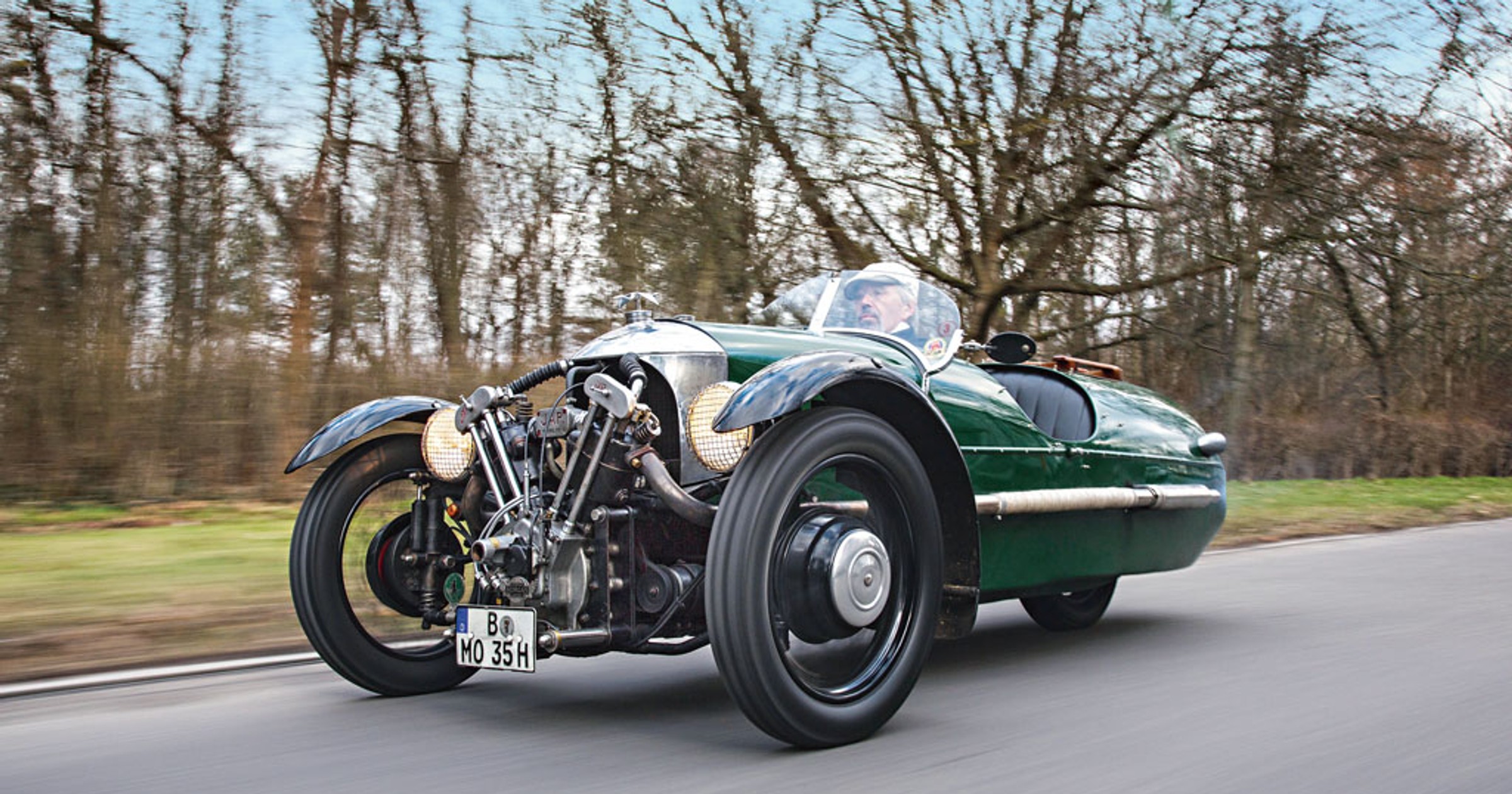 Morgan Threewheeler - trzy koła są tylko dla twardzieli!