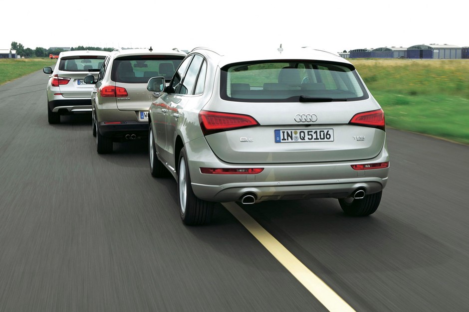 Audi Q5 kontra BMW X3 i VW Tiguan: który SUV okaże się najlepszy