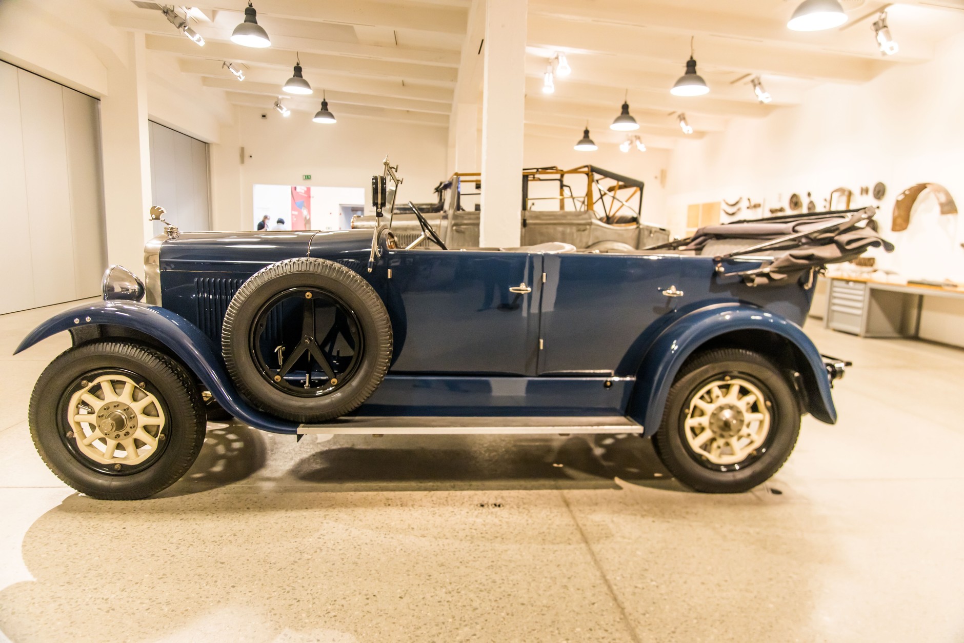 etapy renowacji w ŠKODA Muzeum Mladá Boleslav