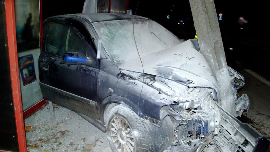32-latek pijany za kierownicą spowodował wypadek w Kraśniku