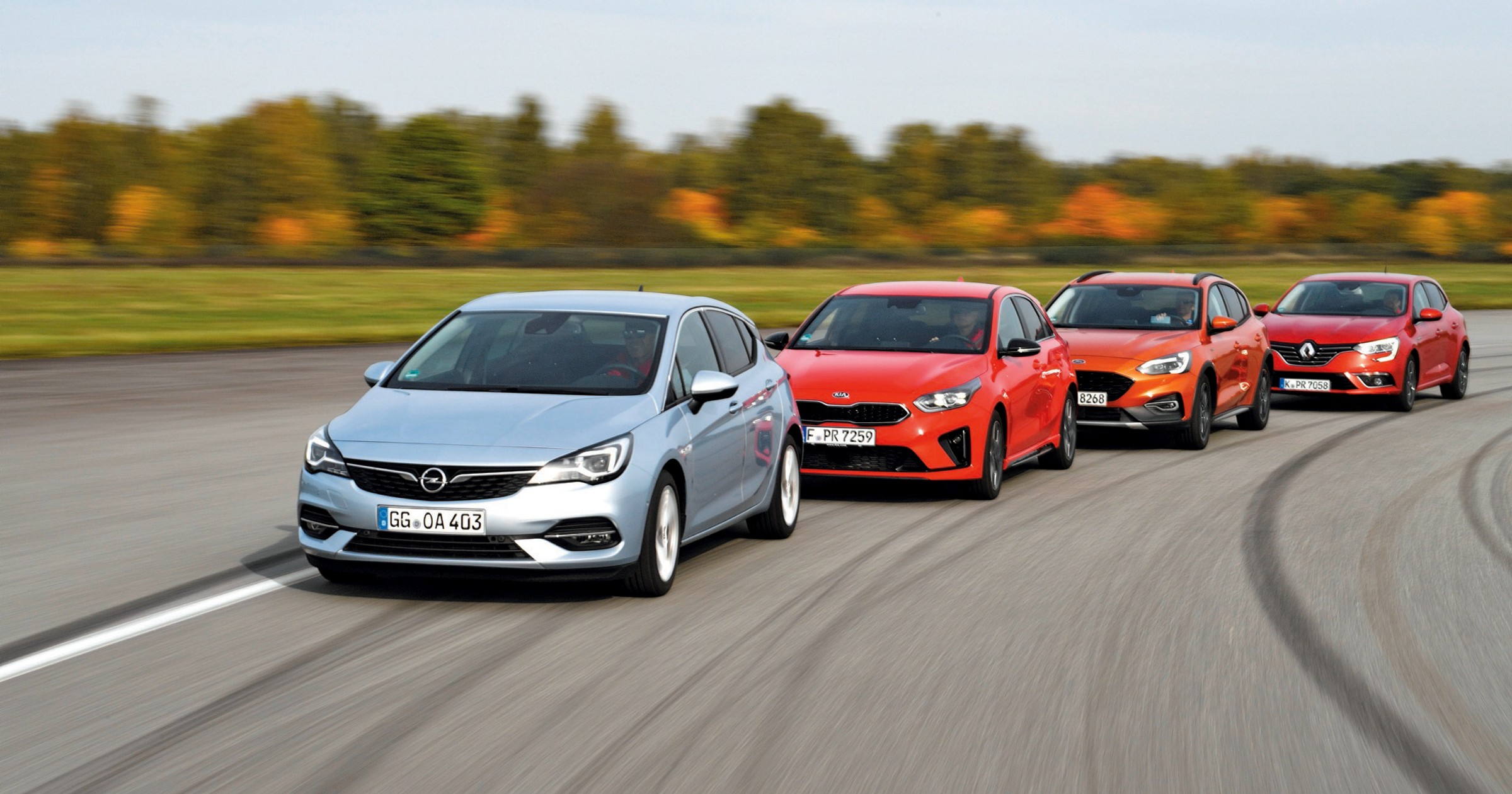 Porównanie: Opel Astra, Kia Ceed, Ford Focus i Renault Megane