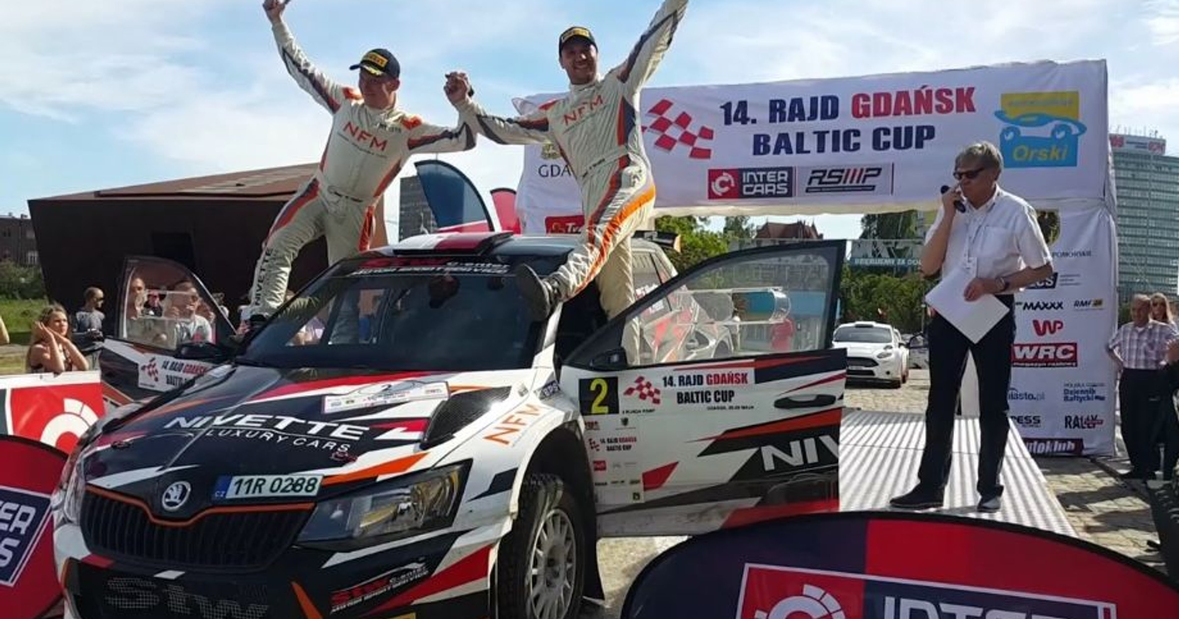 Rajd Gdańsk Baltic Cup 2017 - zwycięzcy - Filip Nivette i Kamil Heller