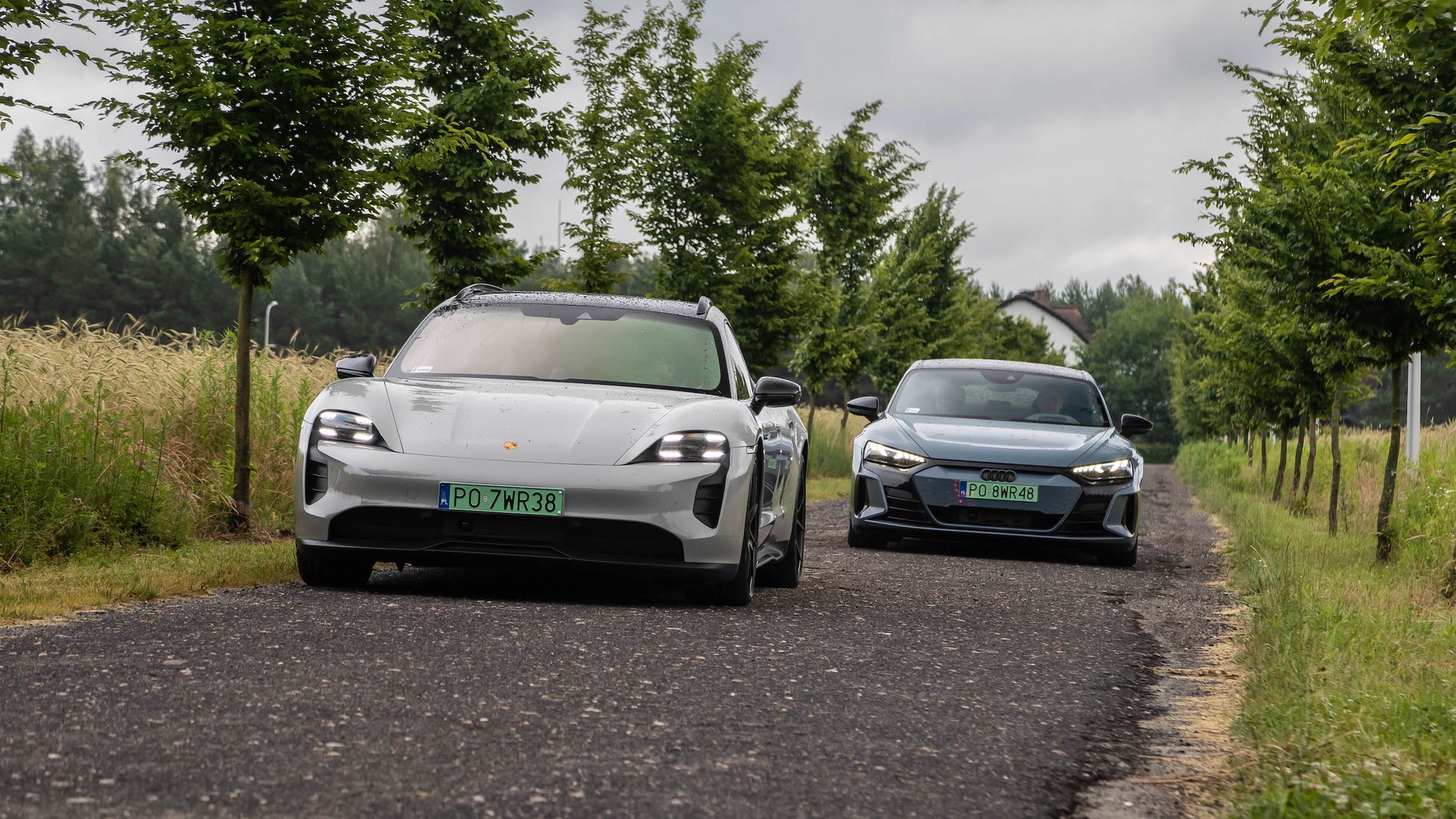 Podróż Porsche Taycanem i Audi e-tronem GT do Chorwacji