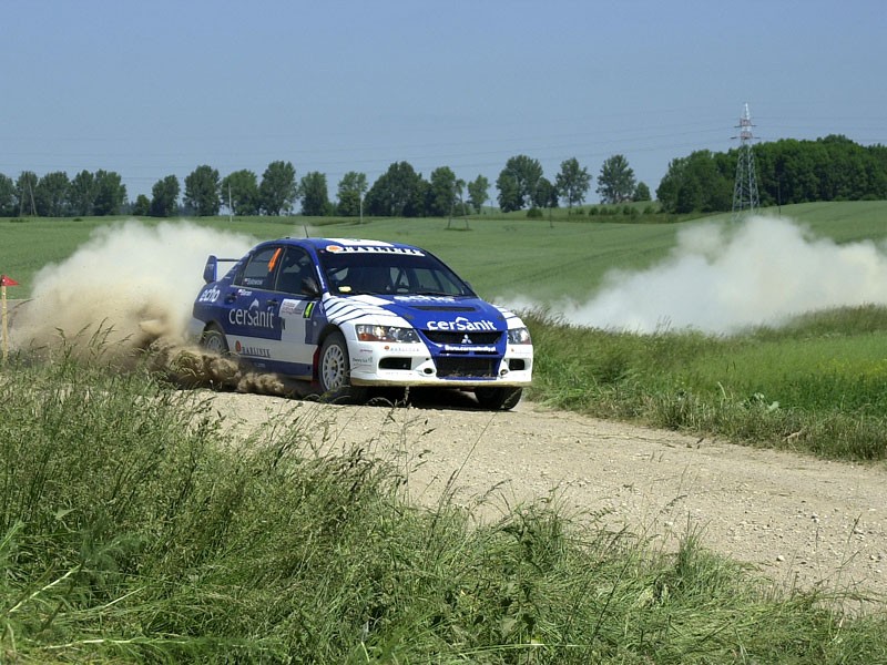 Rajd Polski 2007: wypadek Dudy, kurz i emocje (fotogaleria)