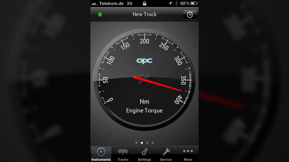 Kontroluj Opla Astrę OPC poprzez iPhonea