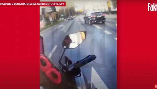 Szalony pościg potrąconego motocyklisty. Czy miał prawo? 