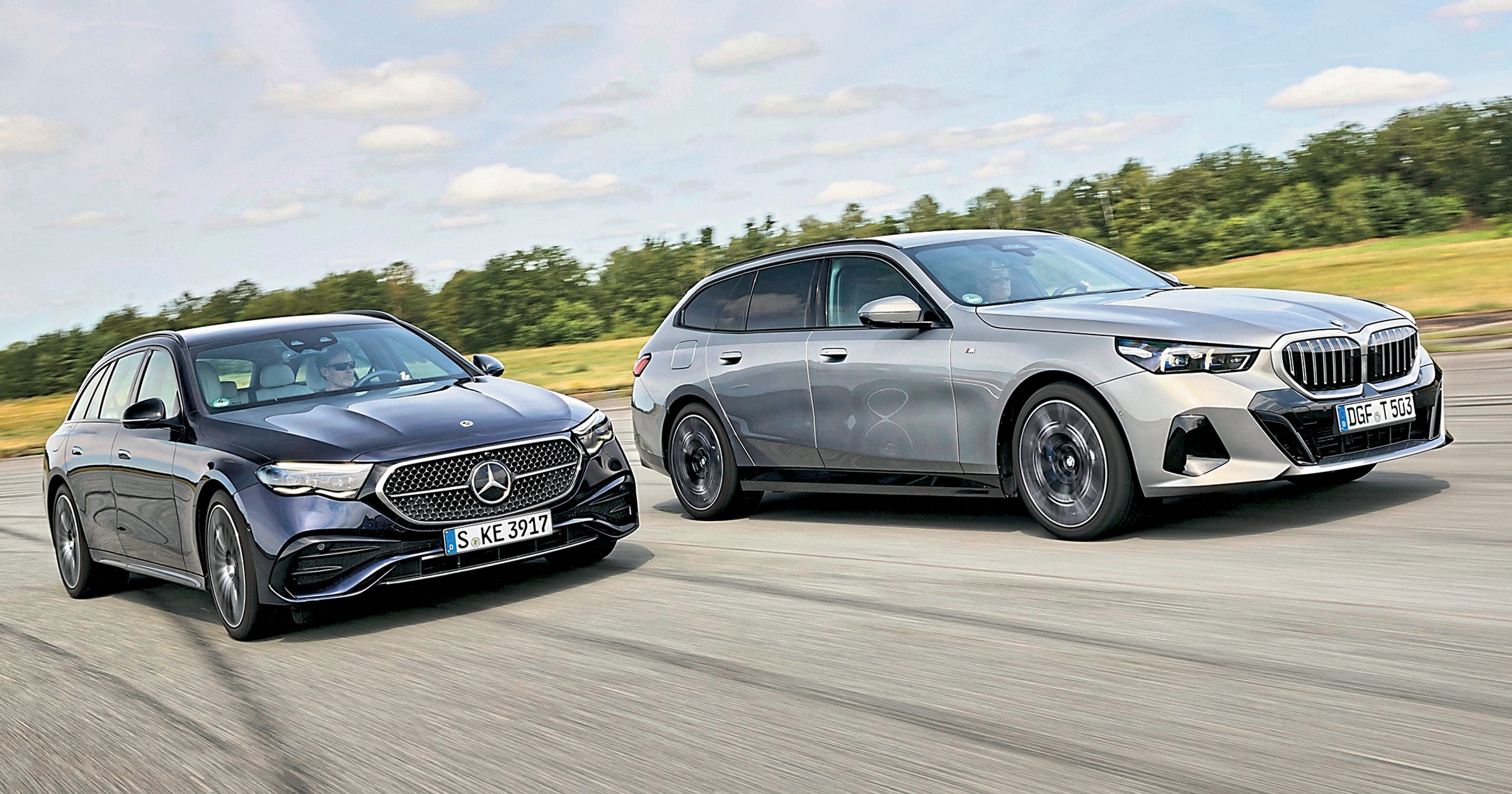 Super oszczędne rodzinne kombi: Mercedes i BMW