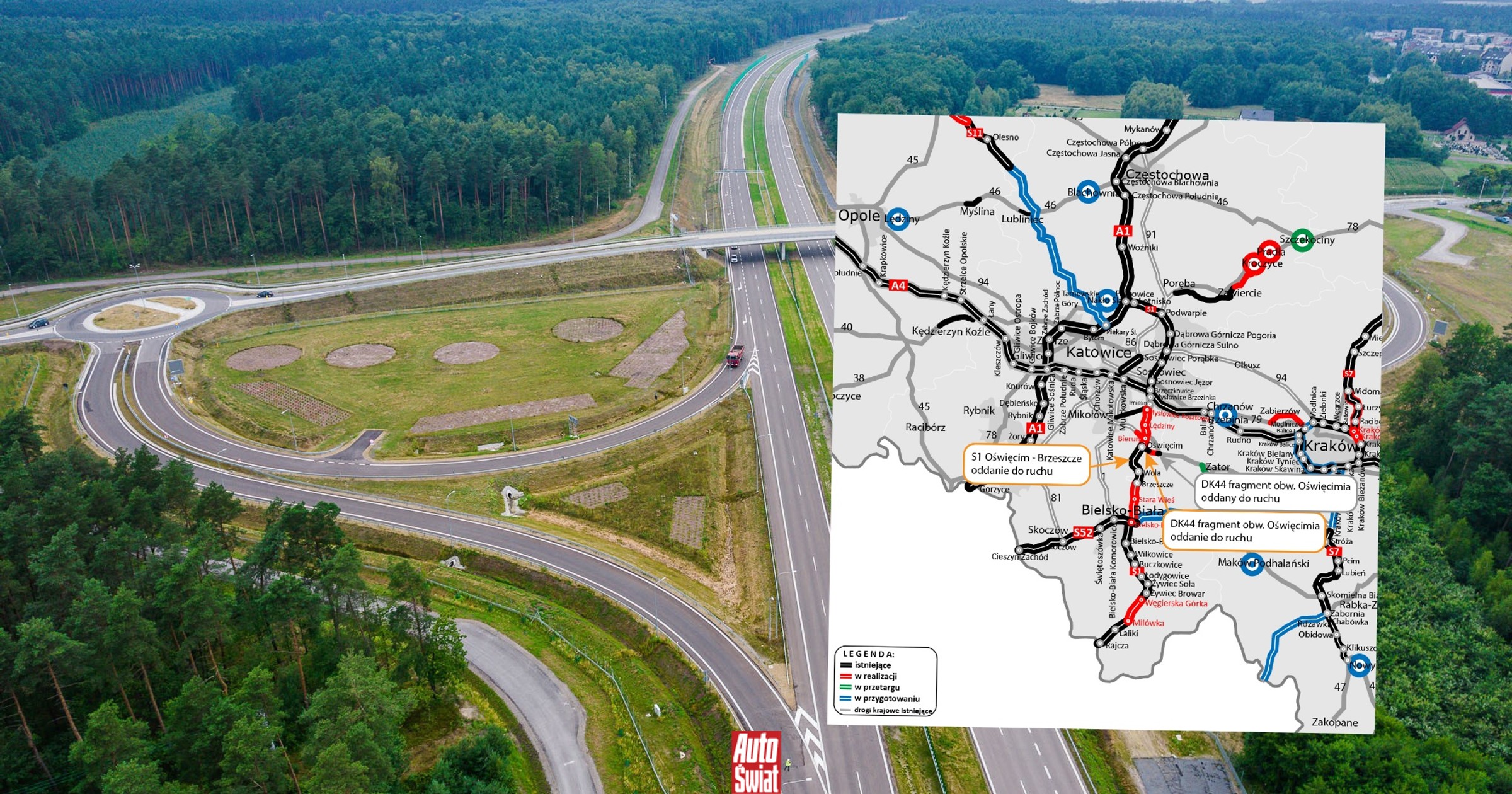 Kolejne otwarcie. Już dzisiaj kierowcy pojadą efektownym odcinkiem S1 za 1,5 mld zł