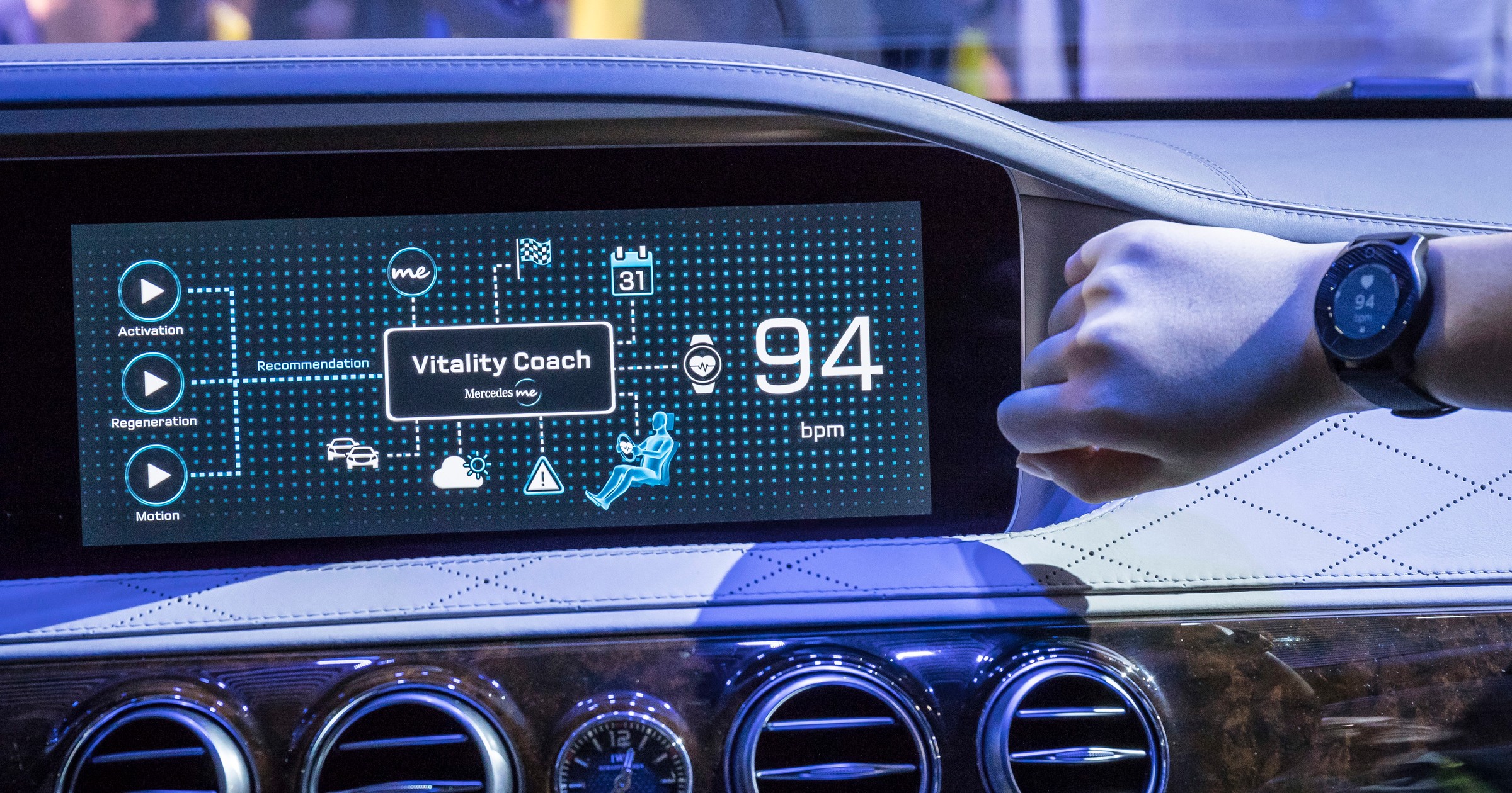 Mercedes odbierze dane z naszego smart zegarka
