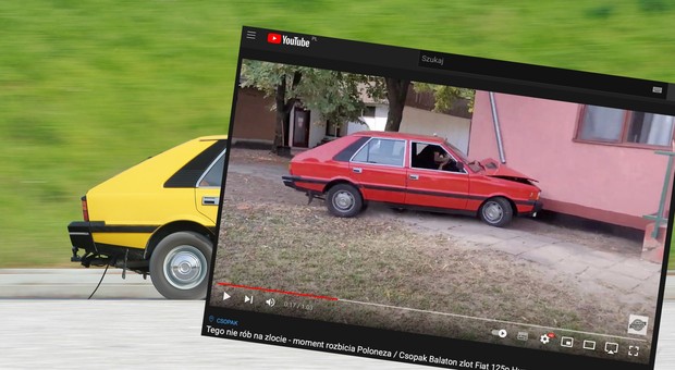 Smutny koniec Poloneza... Taki jest finał "zabaw" na zlotach [Nagranie]