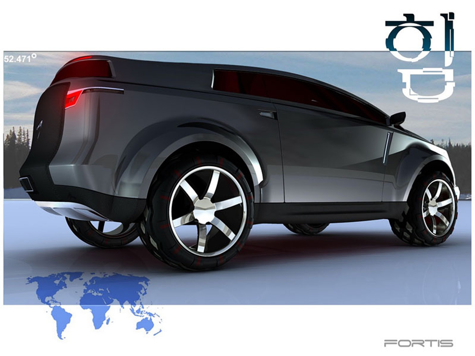 Kumho Fortis: koncept SUV od producenta opon