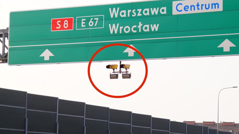 Odcinkowy pomiar prędkości na trasie S8 już działa