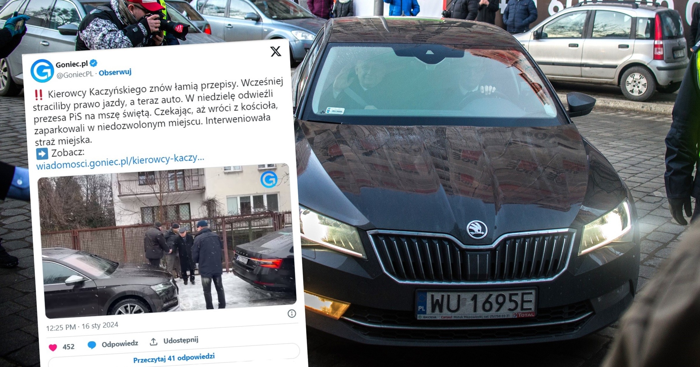 Kierowcy Jarosława Kaczyńskiego mają za nic przepisy? W sieci roi się od dowodów