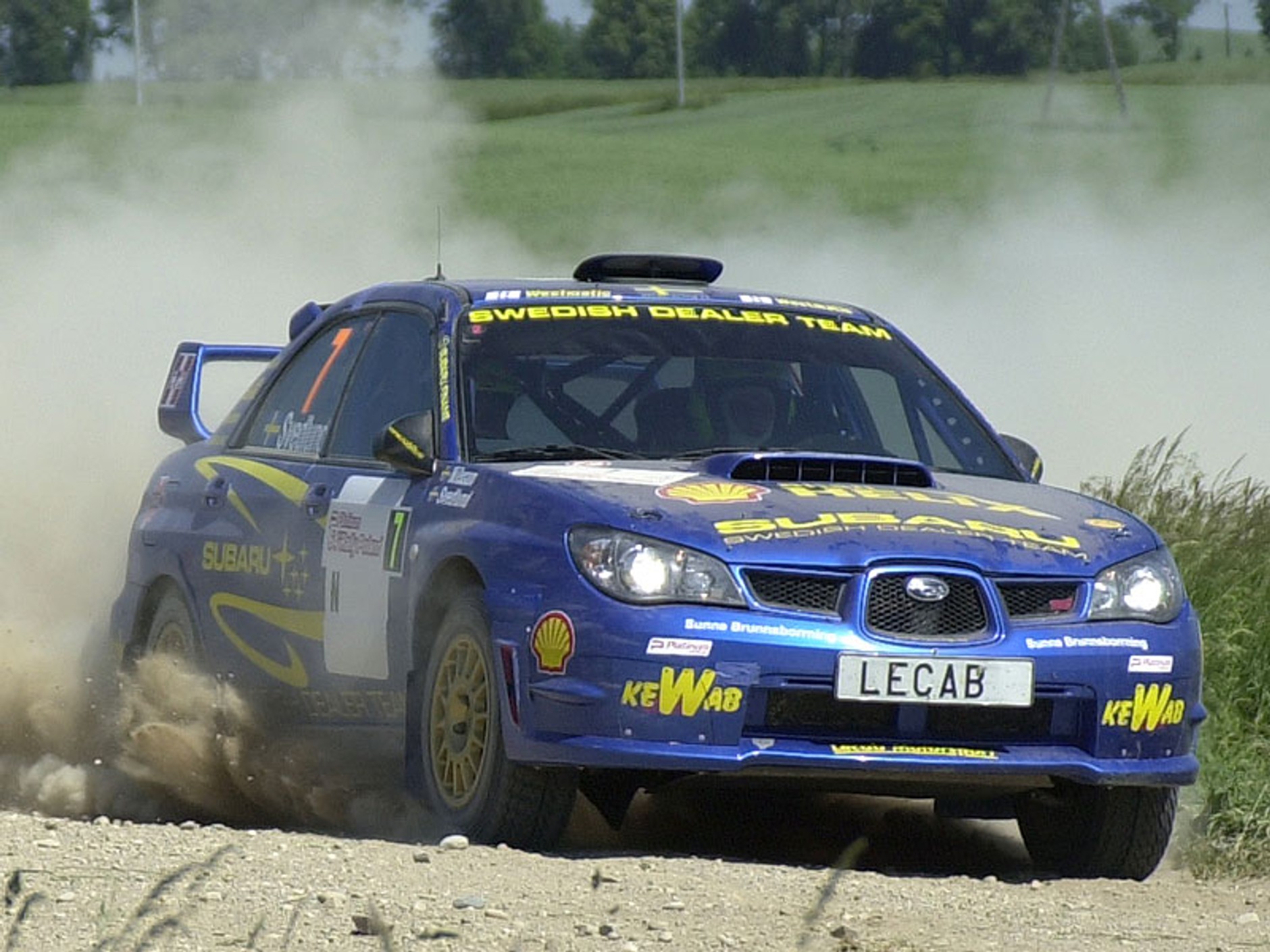 Rajd Polski 2007: wypadek Dudy, kurz i emocje (fotogaleria)