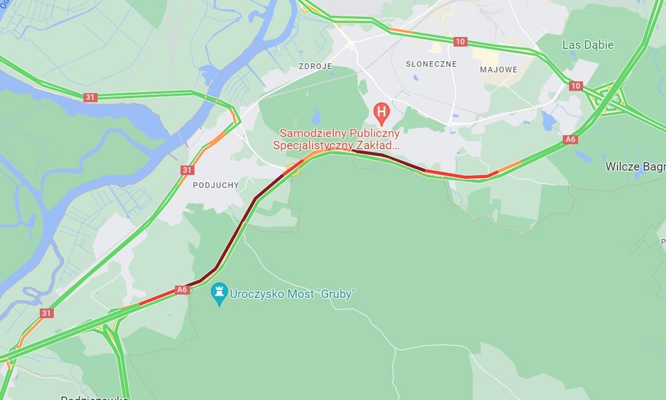 Korek autostrada A6