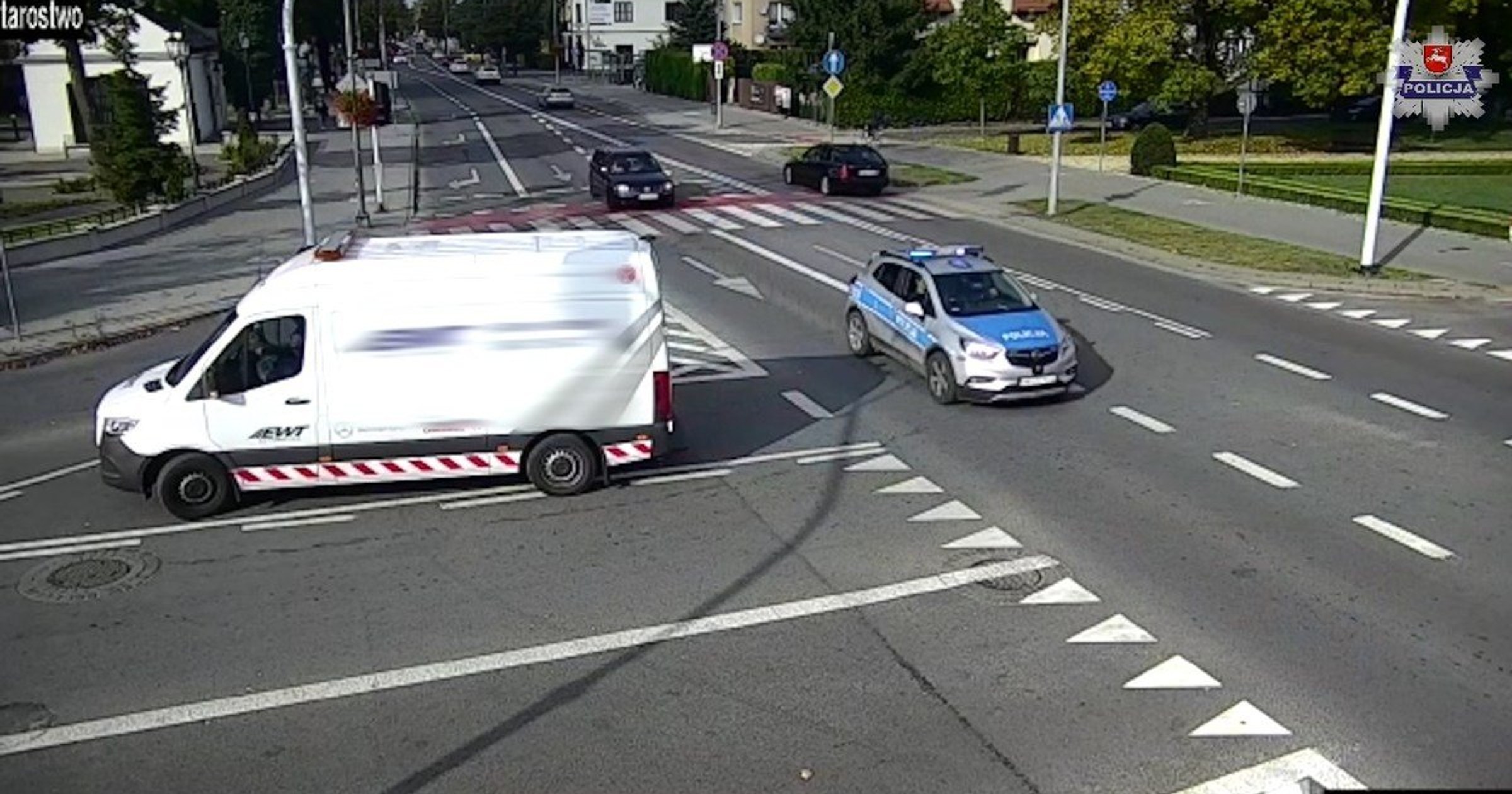 Policja eskortowała auto z rannym dzieckiem przez 40 km