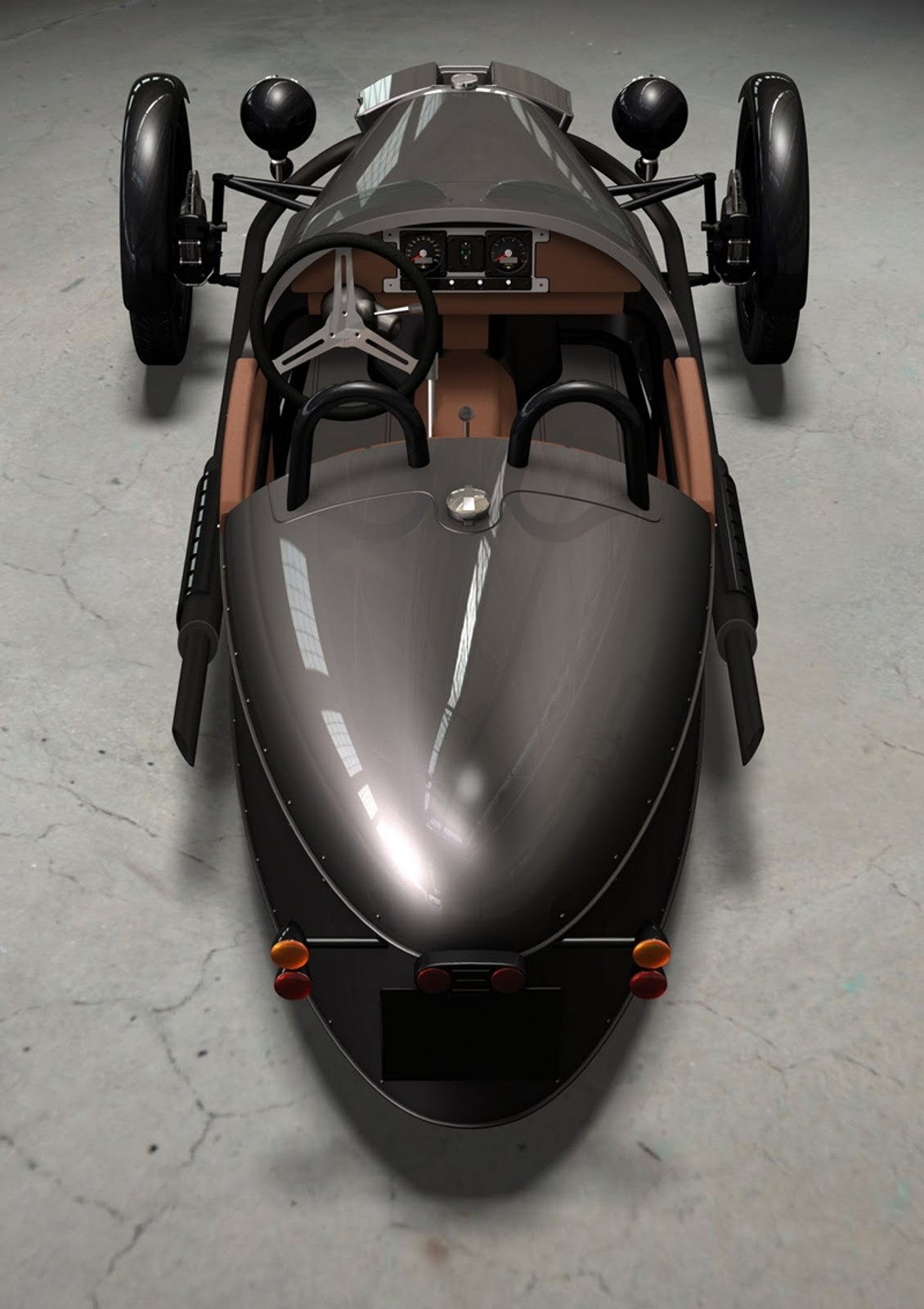 Morgan Threewheeler – oldschool na zewnątrz, futuryzm wewnątrz