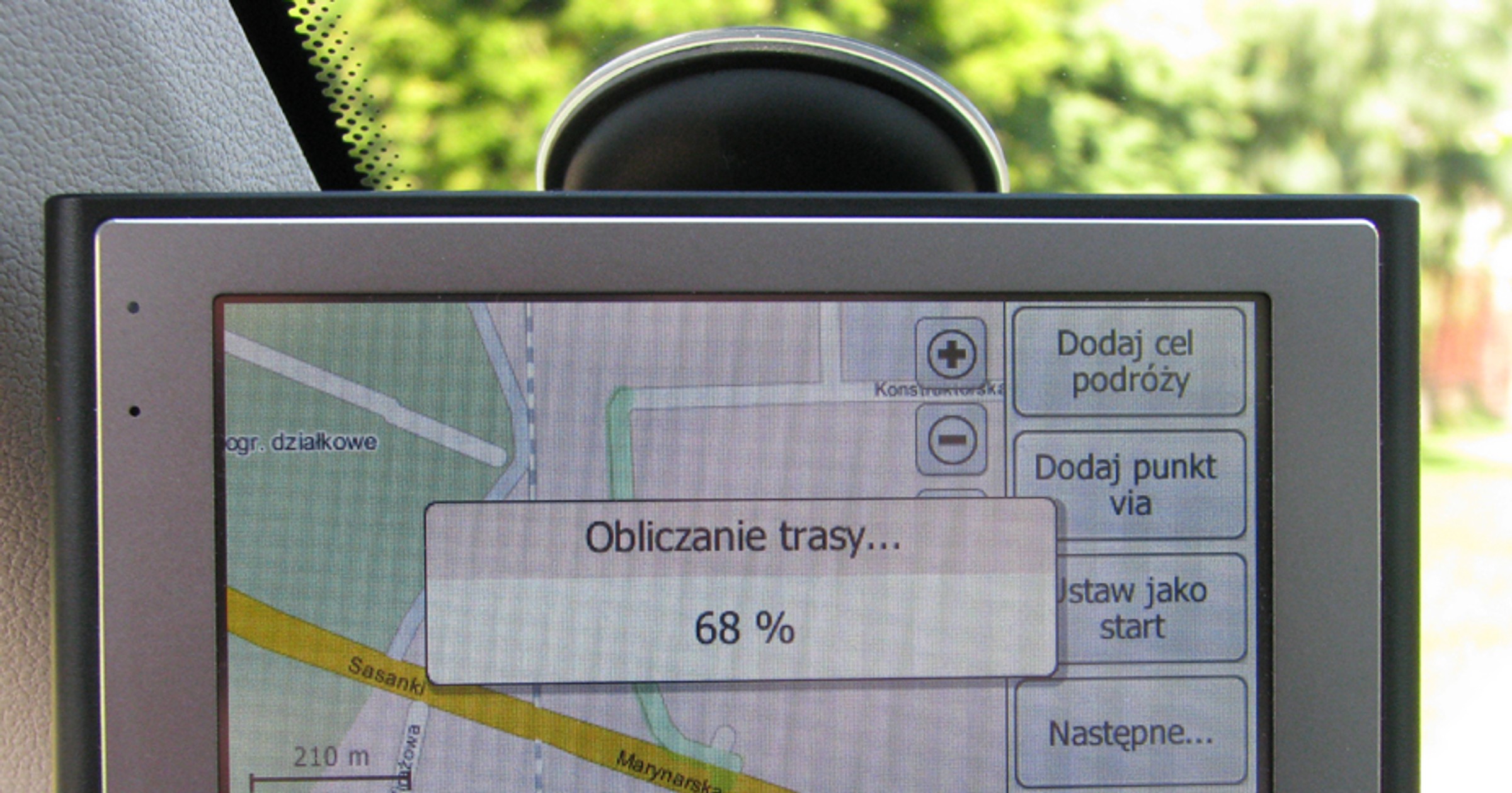 Test nawigacji z 5-calowymi monitorami - Rozmiar ma znaczenie