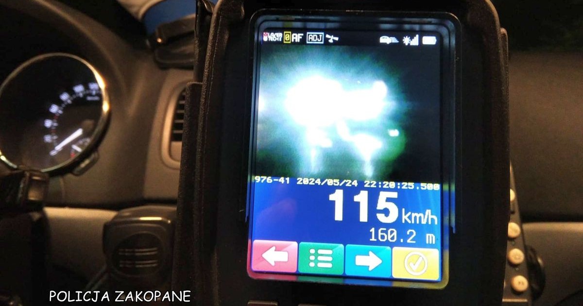 Obraz pochodzący z serwisu https://zakopane.policja.gov.pl/ktt/aktualnosci/46810,Policjanci-zakopianskiej-drogowki-w-miniony-weekend-ujawnili-54-przekroczenia-do.html