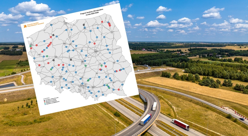 Program 100 obwodnic stan na październik 2024