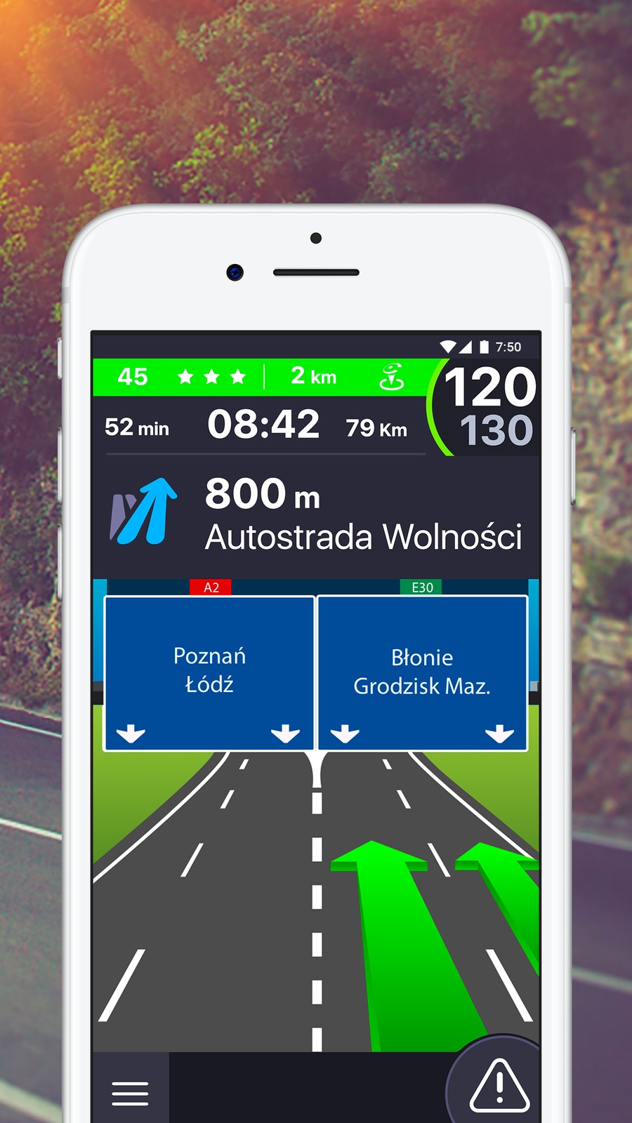 Asystent pasa ruchu w Coyote 2.0