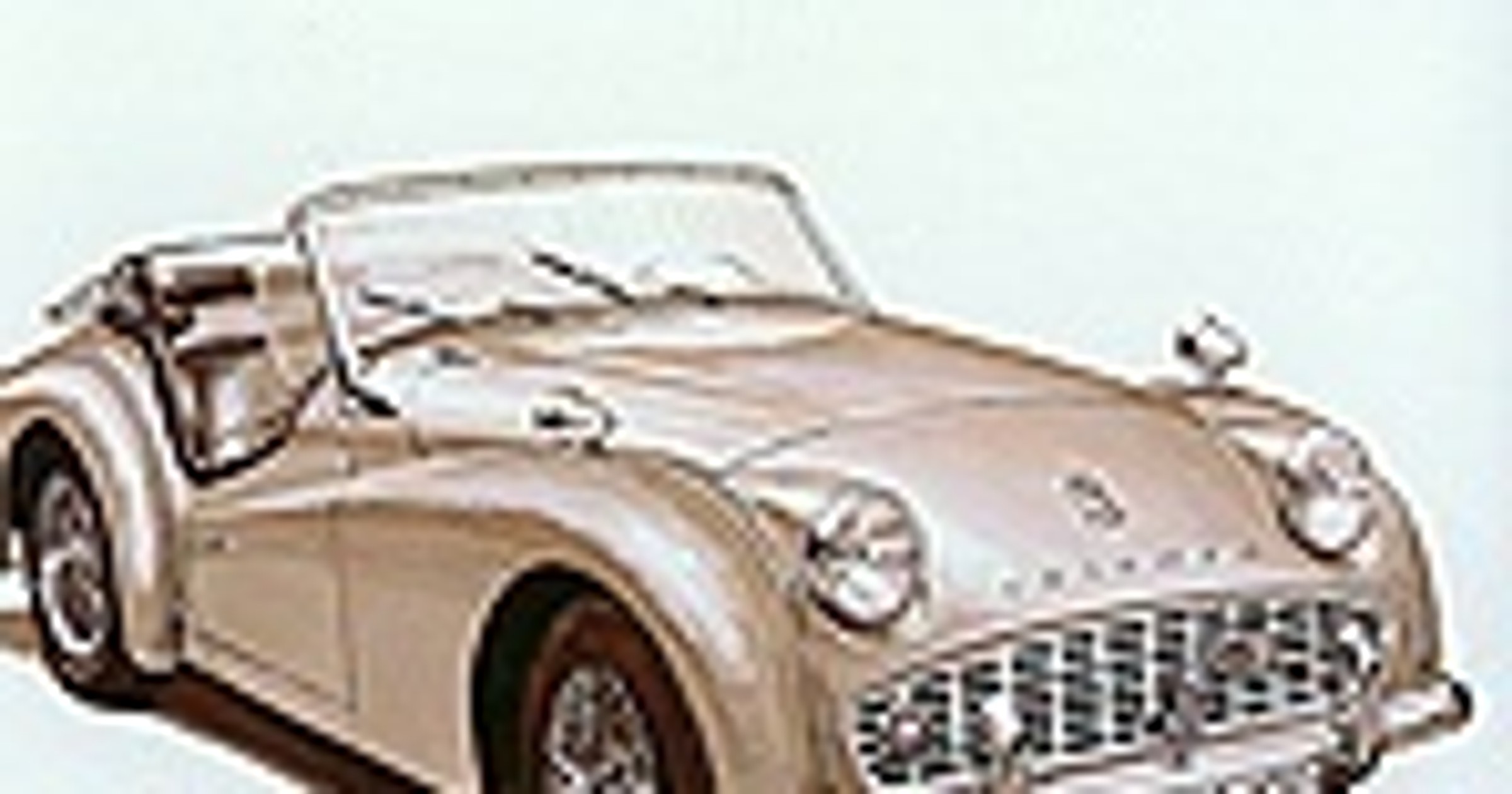 Triumph TR3A 1957 rok Anglia