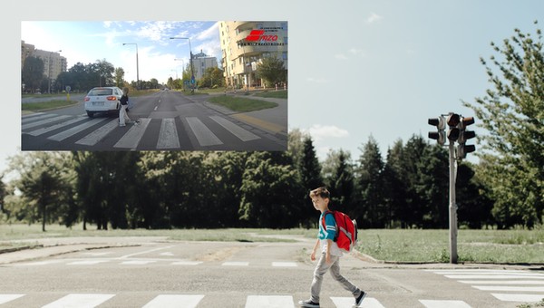 O włos od tragedii na przejściu. Dziewczynka przeżyła szok [WIDEO]