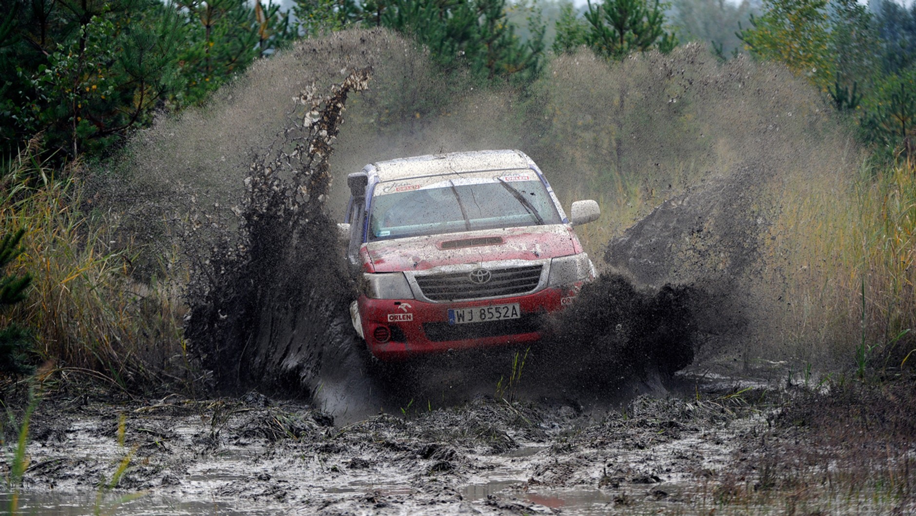 Adam Małysz testował nową Toyotę Hilux