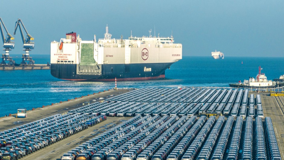 Statek BYD Explorer No.1: transportuje auta na eksport, także do Europy