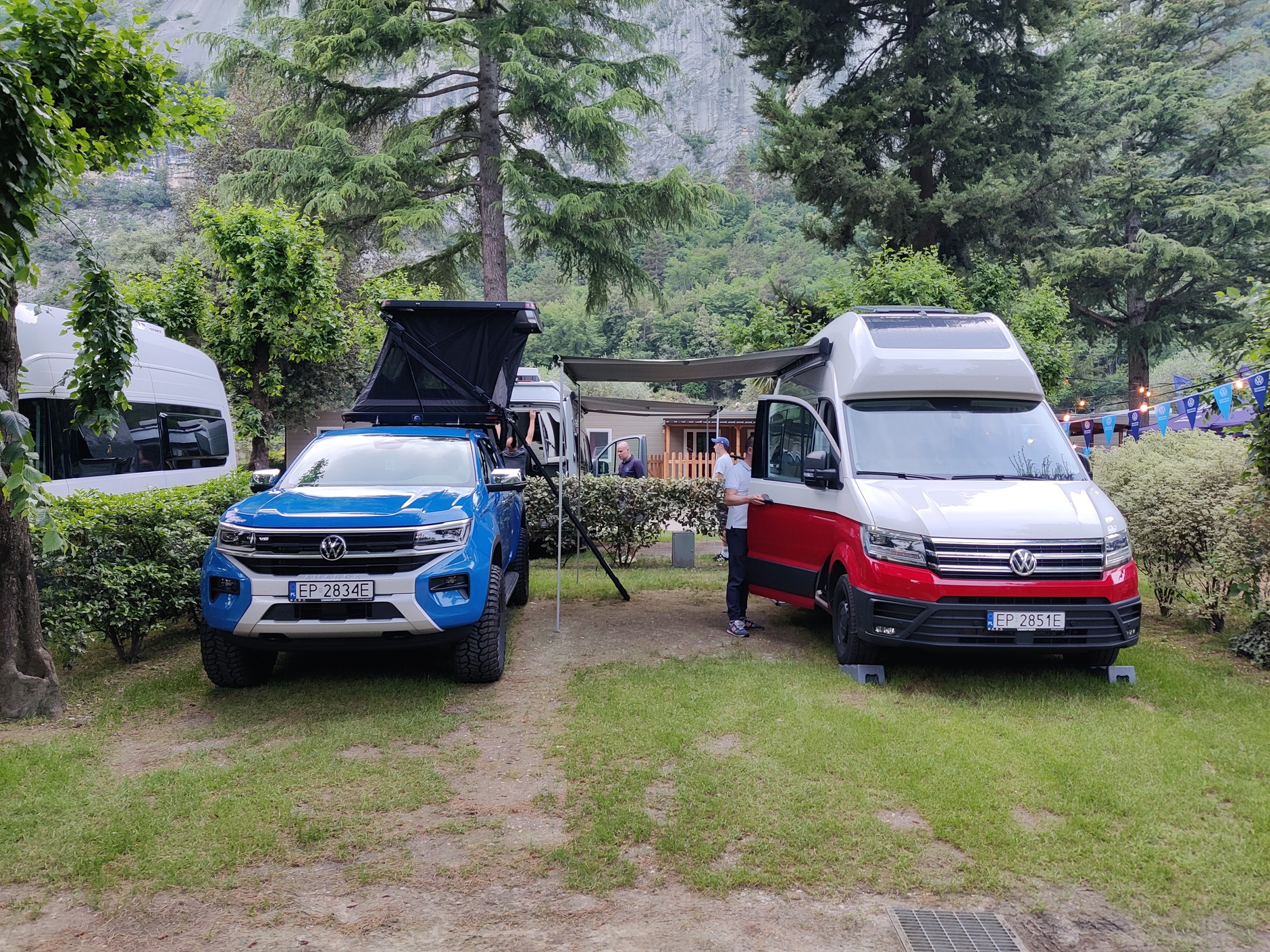 Volkswagen Amarok i Grand California na włoskich wakacjach