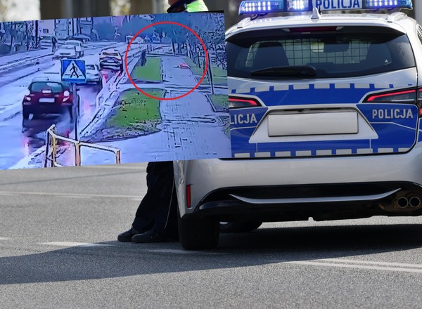 Policjanci zobaczyli leżącą kobietę. Po chwili ujrzeli krew