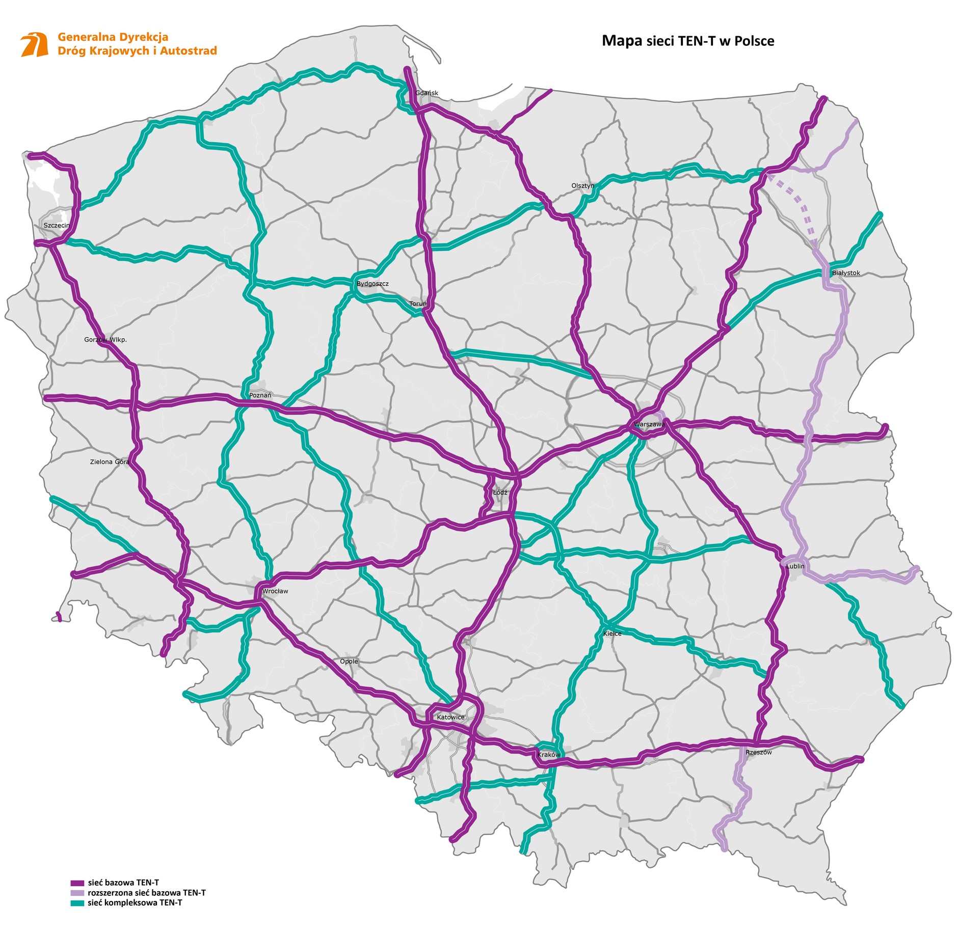 Sieć TEN-T w Polsce