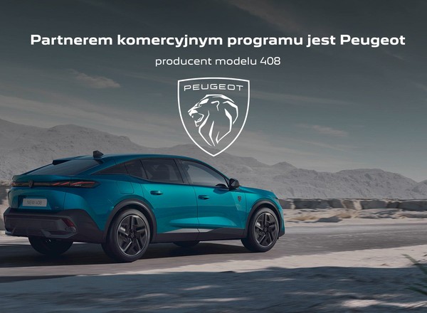 Kędzior, Bubu i Peugeot 408: przejażdżka po Warszawie w stylu Allure