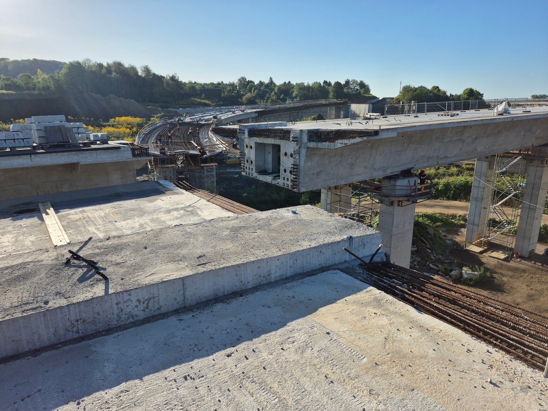 Estakada na węźle Mistrzejowice