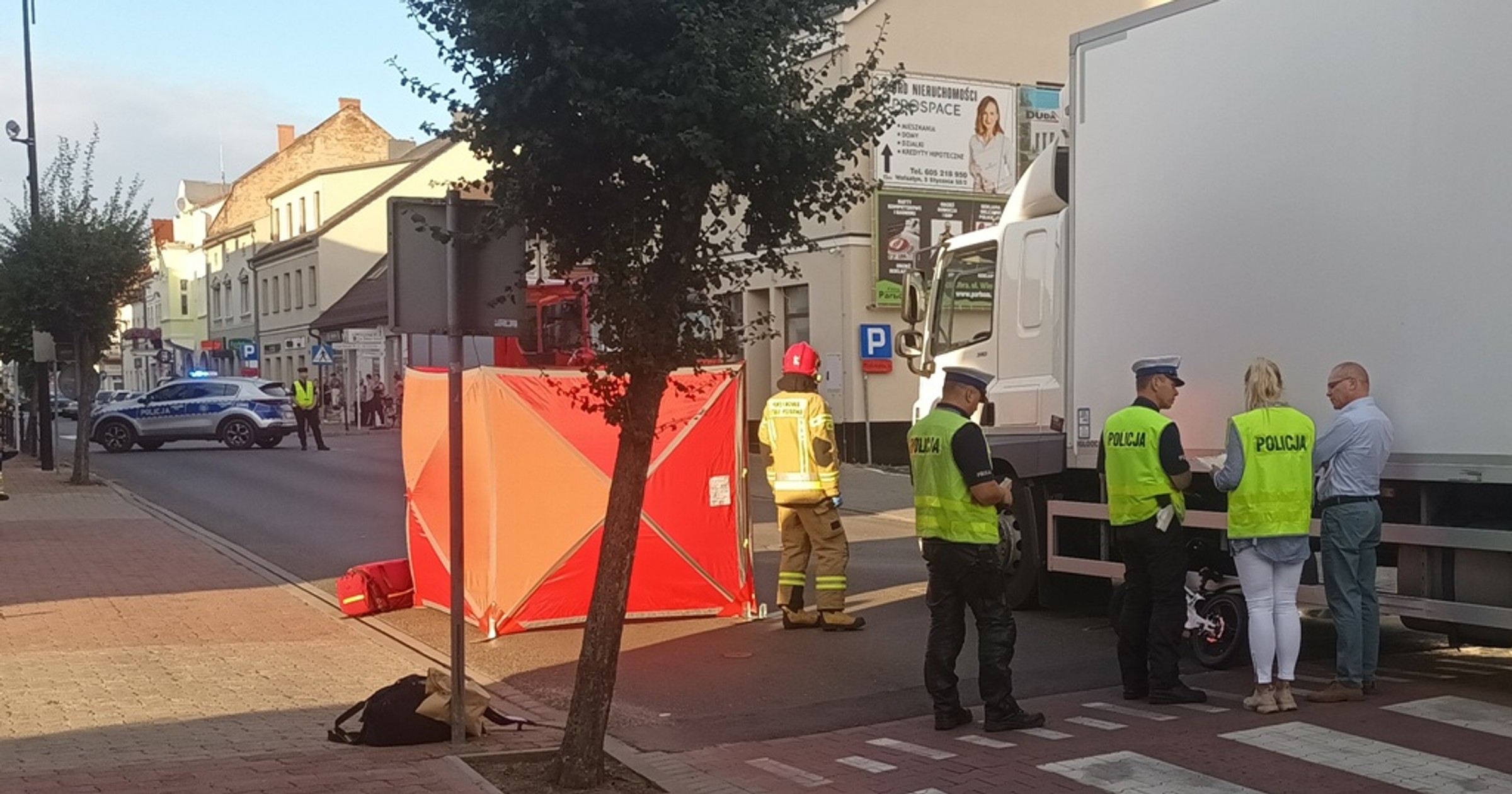 Tragiczny wypadek na przejściu dla pieszych w Wolsztynie