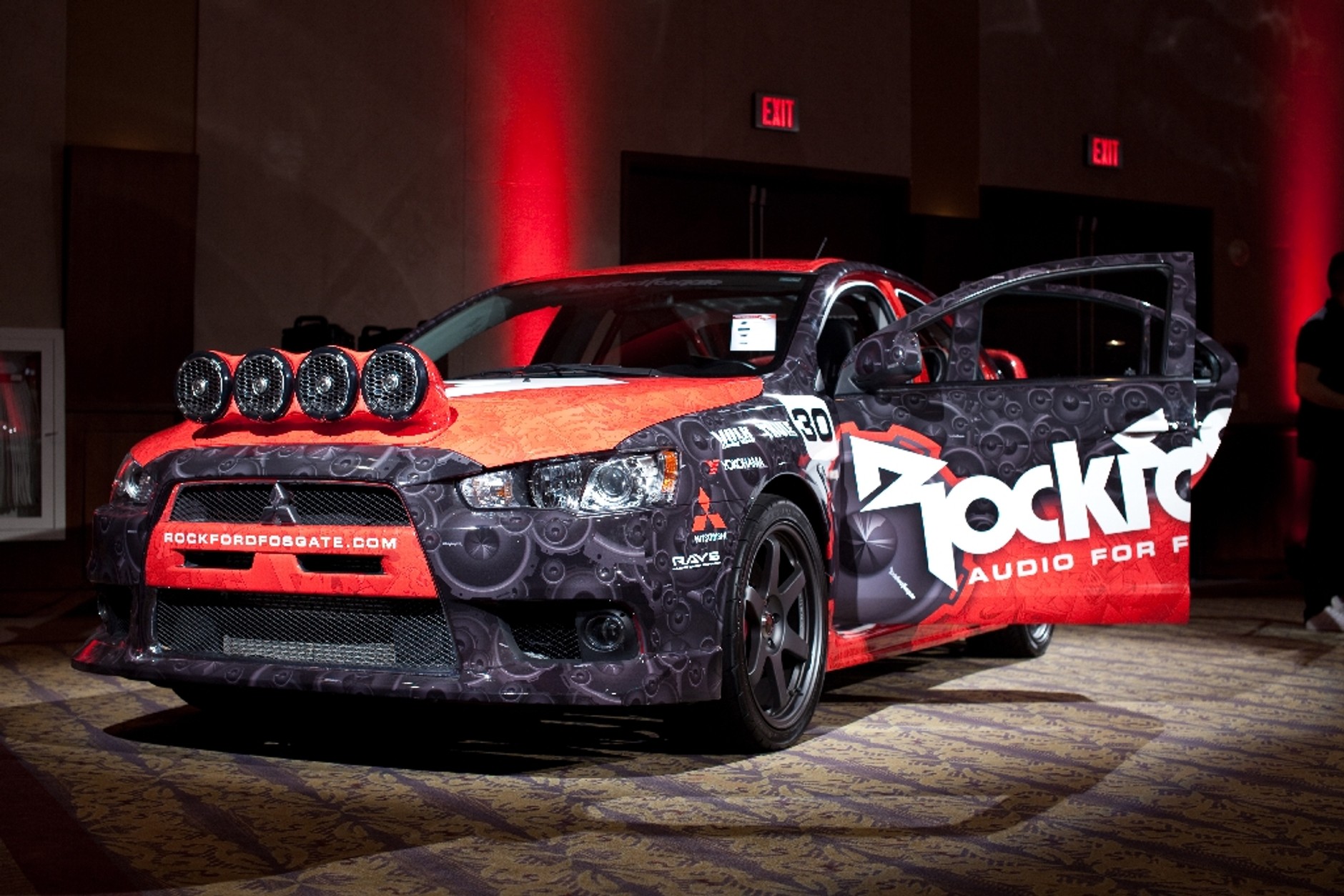 Rockford Fosgate: Mitsubishi Lancer EVO X