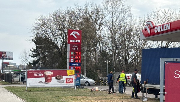 Ceny paliw w Warszawie 25 marca 2026 r. Cena benzyny 95 zdecydowanie ponad 7 zł za litr