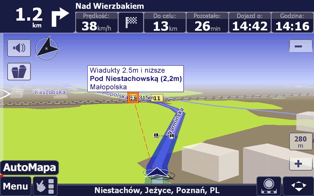 Mapa w nawigacji powinna być dokładna!