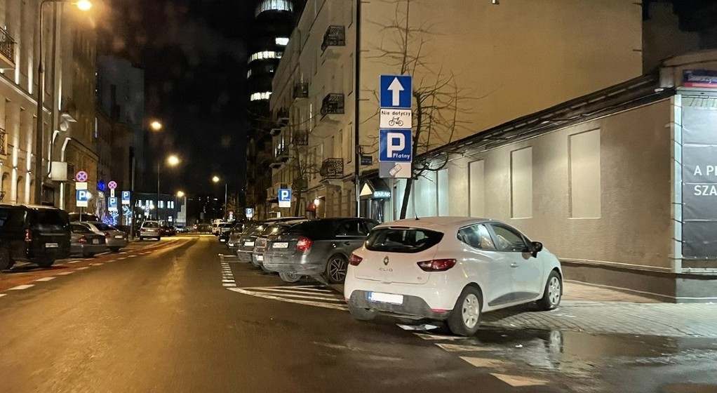 Szara strefa parkowania, parkowanie w mieście, SPPN, strefa płatnego parkowania, Warszawa